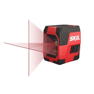 SKIL 1910 AA Nivela laser cu linie în cruce, lumina rosie, raza actiune 15m, prindere trepied 1/4, Accu Li-Ion, include incarcator micro USB si clema de prindere - Img 4