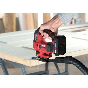 SKIL 3420 DC, Fierastrau pendular cu acumulator SW1E3420DC, 0-2800 cpm, + 1xAcuu, incarcator, geanta si accesorii - Img 9