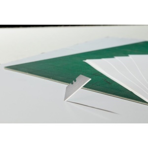 Stanley 0-11-921, Set de 5 lame trapezoidale 1992 cu lungimea de 62mm si latimea de 19mm - Img 6