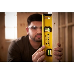 Stanley 0-42-072, Nivela basic I-Beam, 30cm, 2 fiole, precizie de 2mm/m - Img 2