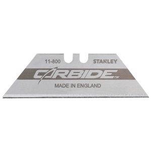 Stanley 2-11-800, Set de 10 lame trapezoidale Fatmax Carbide cu lungimea de 62mm si latimea de 19mm