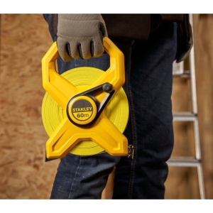 Stanley 2-34-795, ruleta deschisa cu banda din fibra de sticla 60m, masurari de precizie, tru-zero, rezistenta la coroziune, 60m x 13mm, blister - Img 7
