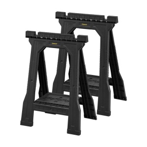 Stanley STST1-70355, Pereche capre pliabile pentru taiat lemne, capacitate maxima 362kg - Img 2