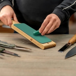 Strop din piele cu doua fete BeaverCraft LS1P1 (380 mm, 230x80 mm) cu pastă de polisat - Img 16