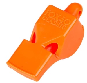 Suport de chei retractabil, cu cablu kevlar de 60 cm si carabina Sidekick si fluier de salvare FOX40 Key-Bak - Img 2