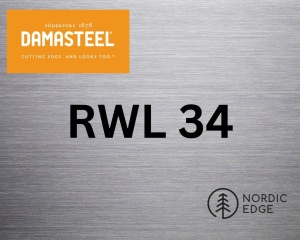 Tabla otel inoxidabil pentru cutite, Damasteel RWL 34, 660x1000x3.78mm (19.6 kg)