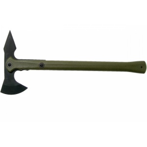 Tomahawk Cold Steel Trench Hawk 1055 Carbon Steel (Black / OD Green / Flat Dark Earth) - Img 14
