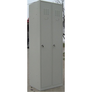 Vestiar 2 usi cu un compartiment cu 4 polite, 600x450x1800 mm - Img 1
