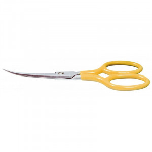 140315 Foarfeca pentru kevlar / fibra de carbon / compozite, 15cm, curbata cu lame serate, Kretzer - Img 2