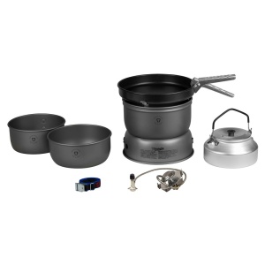 157254 25-4 HA/GB Set serie 25 din ALUMINIU ANODIZAT, pentru gatit in camping, Trangia