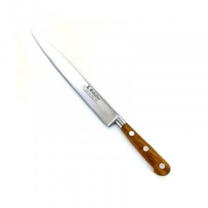 AOTL30OLIVIER Cutit de feliat, olive, lungime 30cm, otel carbon, maner din lemn de maslin, Sabatier Au Carbone - Img 2