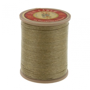 Ata de cusut piele din in cerat Fil Au Chinois WAX LINEN RETORS N°40 0,50 mm x 25 ml - Img 8