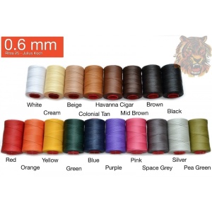 Ata de cusut piele RITZA 25 -Tiger Thread - 50m - 0.6 mm grosime