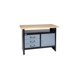 Banc de lucru 1200mm, cu 1 usa si 3 sertare - Img 1