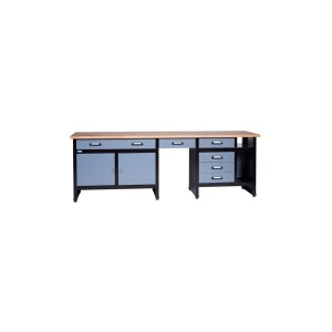Banc de lucru 2400mm, cu 2 uși și 6 sertare - Img 1