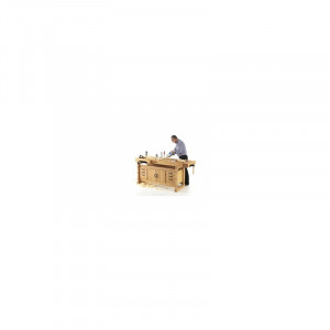 Banc de lucru pentru tamplarie PROFI Elite 2000 + dulap SM04, Sjobergs - Img 5