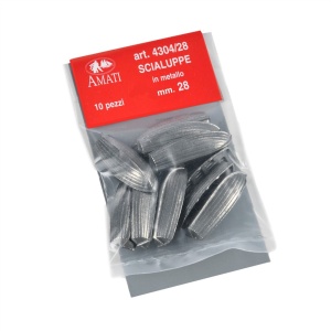 Barca salvare din metal pentru caravele, 28mm, Amati - Img 3