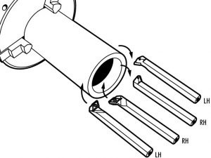 Bare de alezat cu insertie din carbura de tip RH 55°, 8mm pentru strung Sherline - Img 3