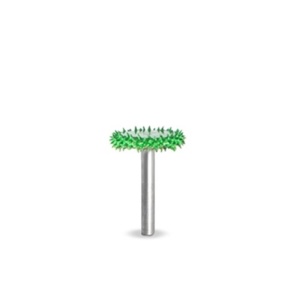 Biax sculptura lemn SABURR - Cap 5/8" forma disc aspru