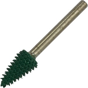 Biax sculptura lemn SABURR - cap conic, tija Ø3 mm, 13 x 6 mm, aspra