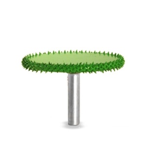 Biax sculptura lemn SABURR - Cap forma disc 1" X 1/4" - Img 7