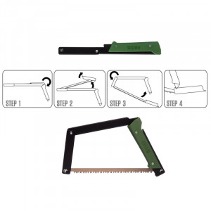 BOREAL15.1 Fierastrau bushcraft pliabil,38cm lungime, cu teaca, Agawa - Img 8