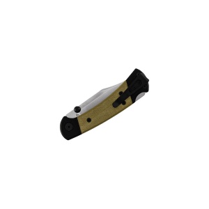 Briceag de vanatoare Buck 112 Ranger Sport 0112GRS5-B, otel S30V, maner Micarta verde si cadru aluminiu, Lockback - Img 4
