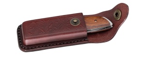 Briceag Fallkniven Phantom Anniversary PHanniv - Swedish Elmax Powder Steel, Desert Ironwood - Img 3