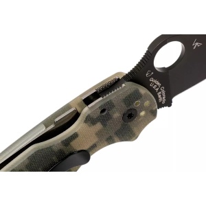 Briceag Para™ 3 G-10 Digital Camo lama neagra, Spyderco - Img 5