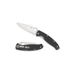 Briceag Resilience™ G-10 Black, Spyderco - Img 6