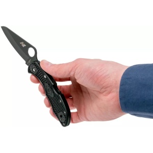 Briceag Salt® 2 FRN negru / lama neagra, Spyderco - Img 6