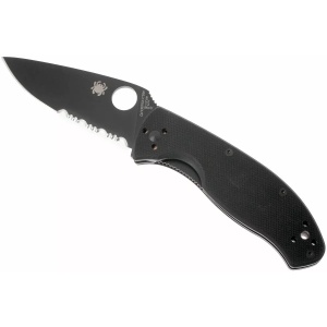 Briceag Tenacious™ G-10 negru / lama neagra, Spyderco - Img 2