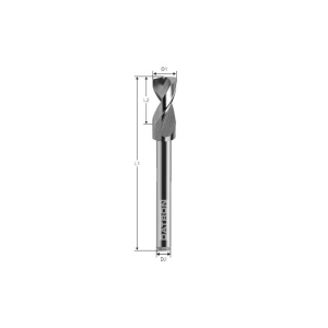 Burghiu de carbura, Datron 0068257, 5.7x3.0mm - Img 2