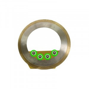 Cartus lama diamantata sinterizata rigida pentru circular sticla/vitralii/ceramica/piatra groasa Apollo - Img 2