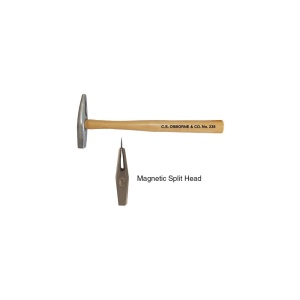 Ciocan magnetic profesional pentru lucrari de pielarie si marochinarie CS Osborne - Img 3
