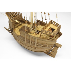 Coca, navomodel istoric Amati, Scara: 1:60, Lungime 41 cm - Img 6