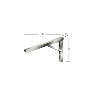Consola rabatabila Vormann Multi-Line 400x270x36 mm - Img 2
