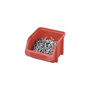 Cutie organizare/depozitare 100 mm x 75 mm x 115 mm, rosie, Port Bag - Img 4