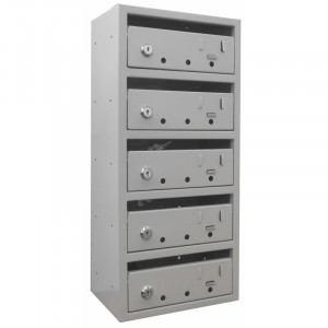 Cutie postala modulara pentru scarile de bloc 250 x 160 x 540 mm - Img 2