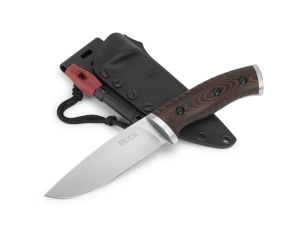 Cutit de supravietuire Buck 863 Selkirk 0863BRS-B, lama 11.7 cm, otel 420HC, maner Micarta, amnar inclus - Img 4