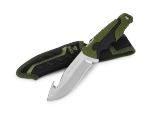 Cutit de vanatoare Buck Pursuit Large Guthook 0657GRS-B, lama 11.4 cm, otel 420HC - Img 2