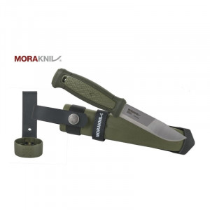 Cutit outdoor Morakniv Kansbol S Green, otel inoxidabil 12C27, compatibil amnar, teaca inclusa - Img 4