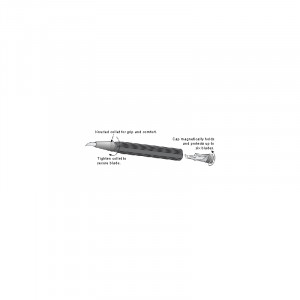 Cutit pentru sculptura Veritas Carver's Knife 05K7301 cu depozitare lame - Img 8