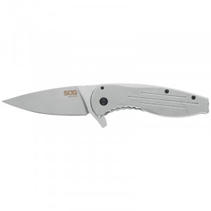Cutit pliabil SOG Aegis FLK 14-41-02-42, lama Drop Point Cryo D2, Frame Lock, maner G10, EDC Outdoor Folder - Img 2