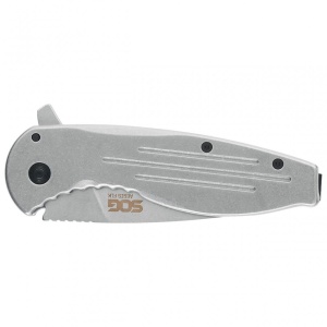 Cutit pliabil SOG Aegis FLK 14-41-02-42, lama Drop Point Cryo D2, Frame Lock, maner G10, EDC Outdoor Folder - Img 22