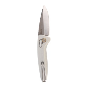 Cutit pliabil SOG One-Zero AU Silver Chrome 15-73-03-57, lama Cryo CPM S35VN, XR Lock, maner din aluminiu, EDC Premium - Img 2