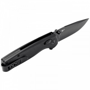 Cutit pliabil SOG Terminus XR Black, lama D2 Black TiNi, XR Lock, maner G10 negru, Flipper EDC - Img 3