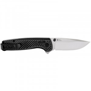 Cutit pliabil SOG Terminus XR S35VN, lama CPM S35VN, XR Lock, maner G10 si fibra de carbon, Flipper EDC Premium - Img 4