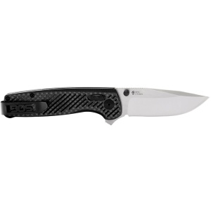 Cutit pliabil SOG Terminus XR S35VN, lama CPM S35VN, XR Lock, maner G10 si fibra de carbon, Flipper EDC Premium - Img 16