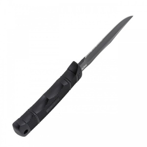 Cutit tactic SOG SEAL Pup Black, otel AUS-8, lama partial zimtata 120 mm - Img 18